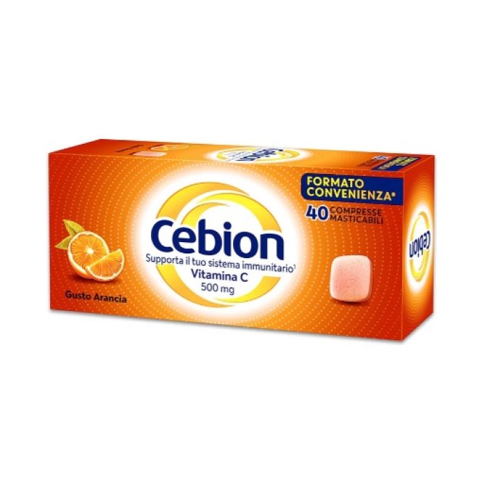 Cebion compresse masticabili Arancia 40 Compresse