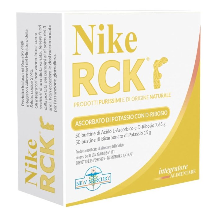 New Mercury Nike Rck Ascorbato Potassio + Ribosio 100 Bustine 22,65 G