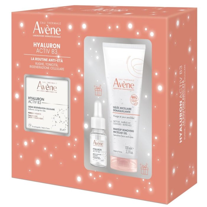 Avène Cofanetto Natale Trattamento Idratante Viso per Pelle Sensibile con Acqua Termale Naturale