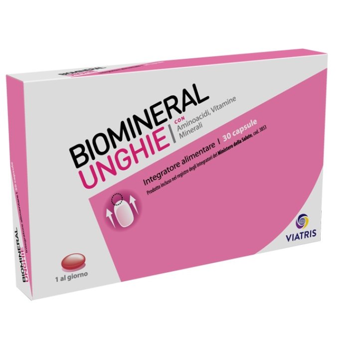 Biomineral  Unghie Integratore Alimentare Unghie Deboli 30 Perle