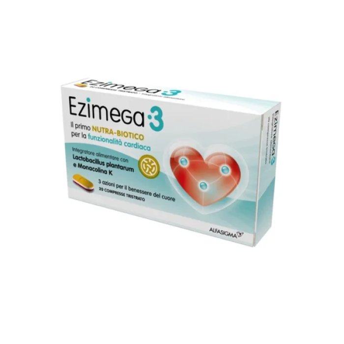  Ezimega 3 Alfasigma Integratore Alimentare 20 Compresse
