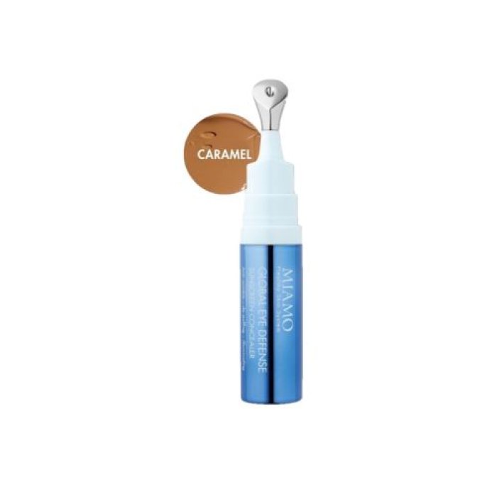 Miamo Global Eye Defense Sunscreen Concealer Caramel 7,5 ml – Correttore contorno occhi protettivo SPF 30