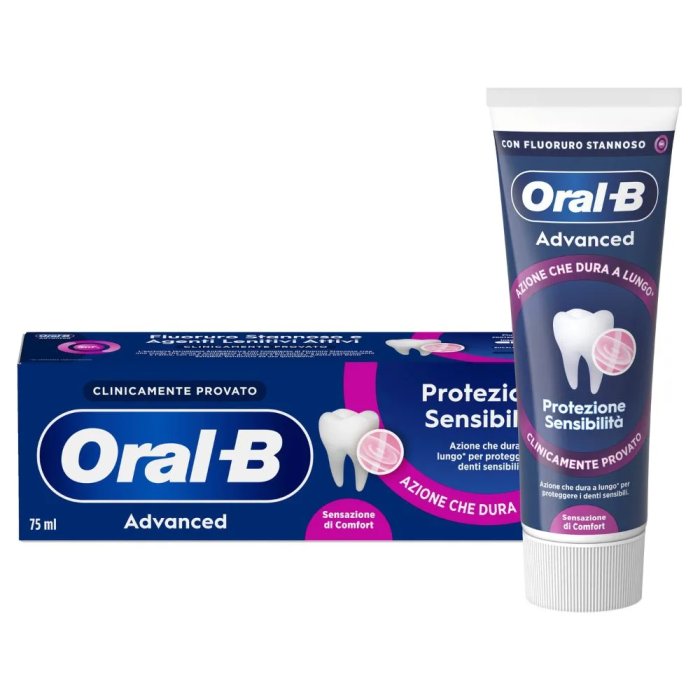 Oral-B Advanced Protezione Sensibilità Dentifricio Denti Sensibili, 75ml