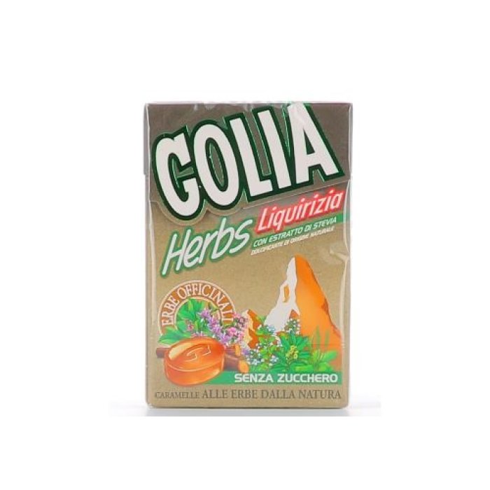 Golia Herbs Liquiriza/Stevia Caramelle 20 Pezzi