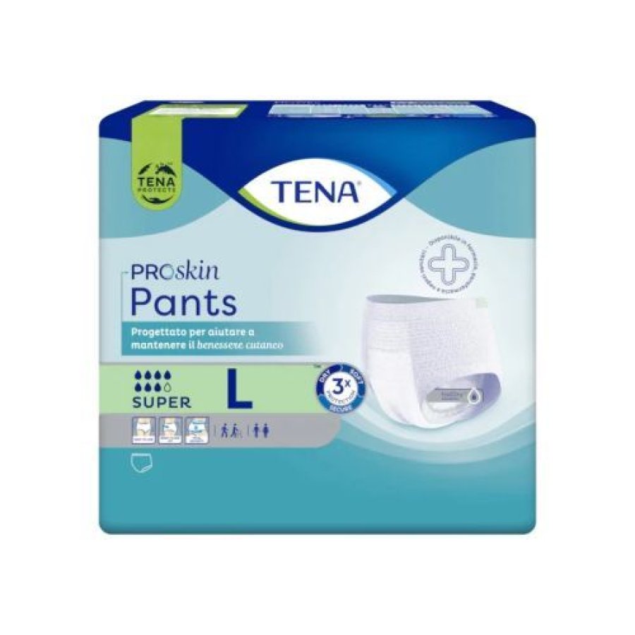 Tena Proskin Pants super pannoloni a mutandina assorbenti taglia L 10 pezzi