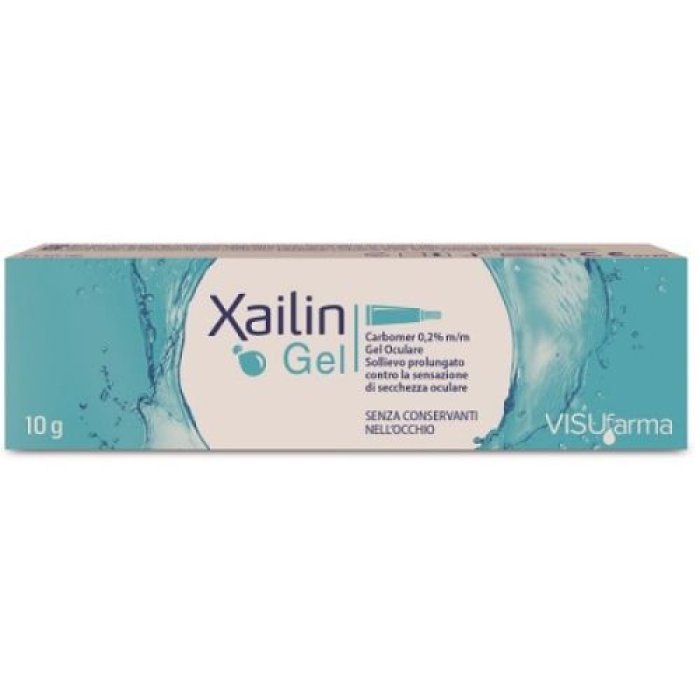 Xailin Gel Oftalmico Lubrificante - Allevia i Sintomi di Secchezza Oculare 10 grammi