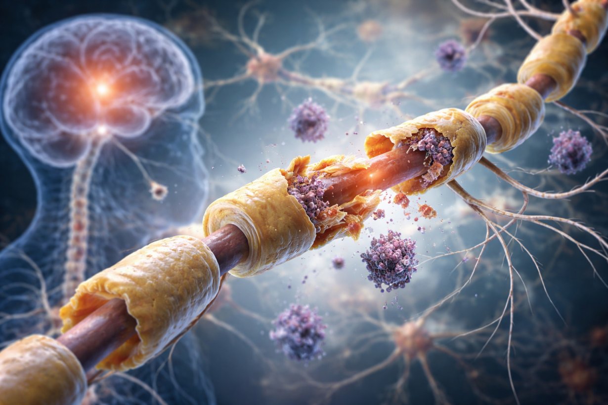 Demielinizzazione: sintomi iniziali, cause, cure e malattie demielinizzanti