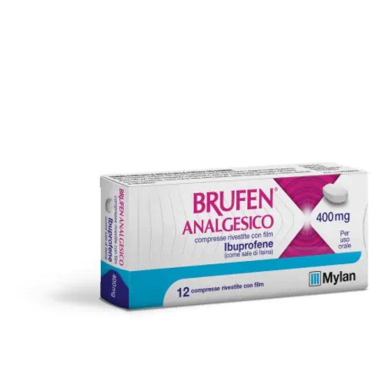 Brufen Analgesico 400 mg 12 compresse - analgesico antinfiammatorio per dolori lievi e moderati