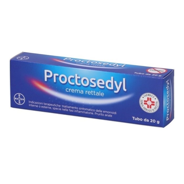 Proctosedyl crema rettale 20 g – trattamento per emorroidi