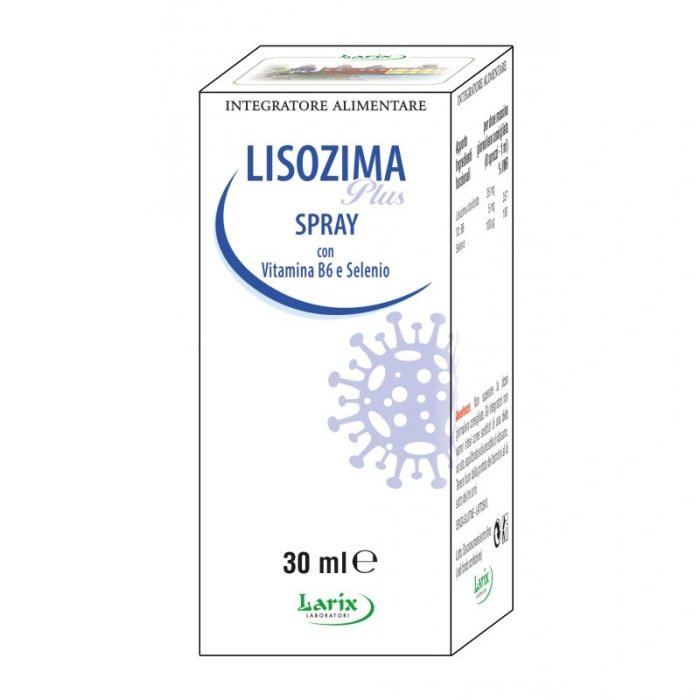 Lisozima Plus Spray – Con Vitamina B6 e Selenio per Naso e Gola 30 ml