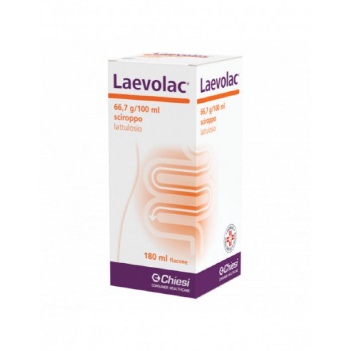 Laevolac 66,7 G/100 Ml Sciroppo a base di lattulosio per la stitichezza Flacone 180 Ml