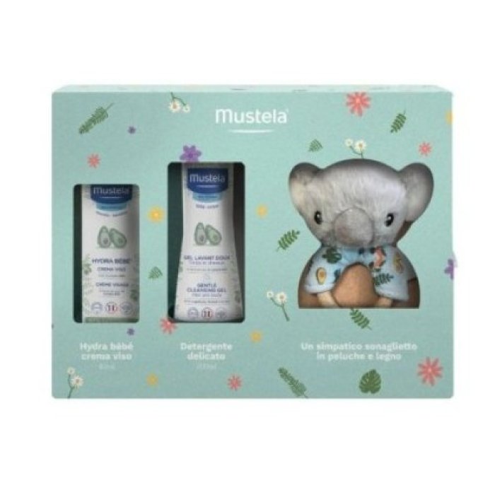 Mustela Cofanetto Koala offerta – Set Cura Bambino con Crema, Detergente e Sonaglio