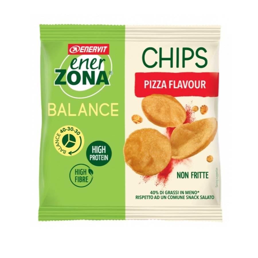 Enerzona Chips 40-30-30 Gusto Pizza 1 Bustina da 23 Grammi