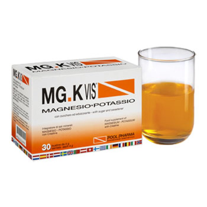 Pool Pharma Vitamine Minerali Mgk Vis Orange Integratore Alimentare 30 Bustine