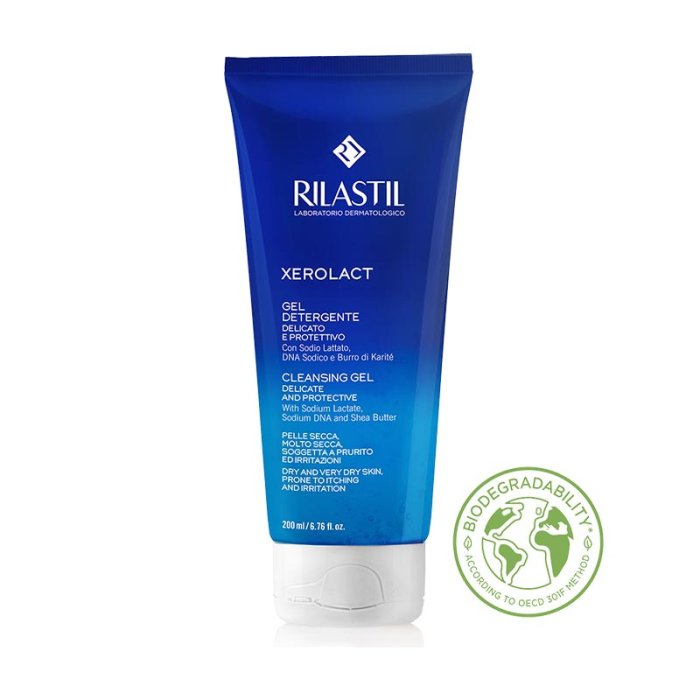 Rilastil Trattamenti Pelli Sensibili e Xerotiche Xerolact Gel Detergente SP 200 ml