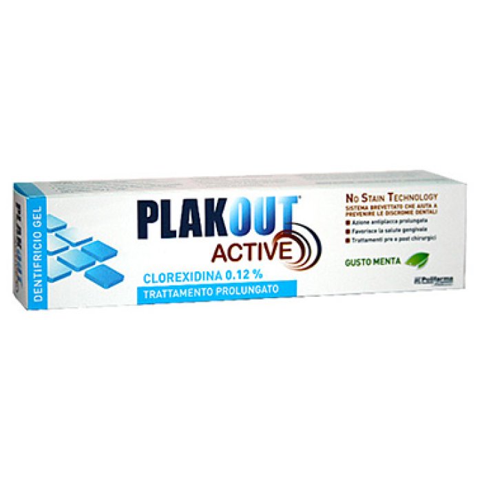 Polifarma Benessere e Salute Dentale Plak Out Active 0,12% Dentifricio 75 ml