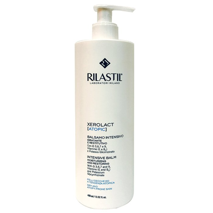 Rilastil Trattamenti Pelli Sensibili e Xerotiche Xerolact Balsamo Corpo Idratante SP 400 ml