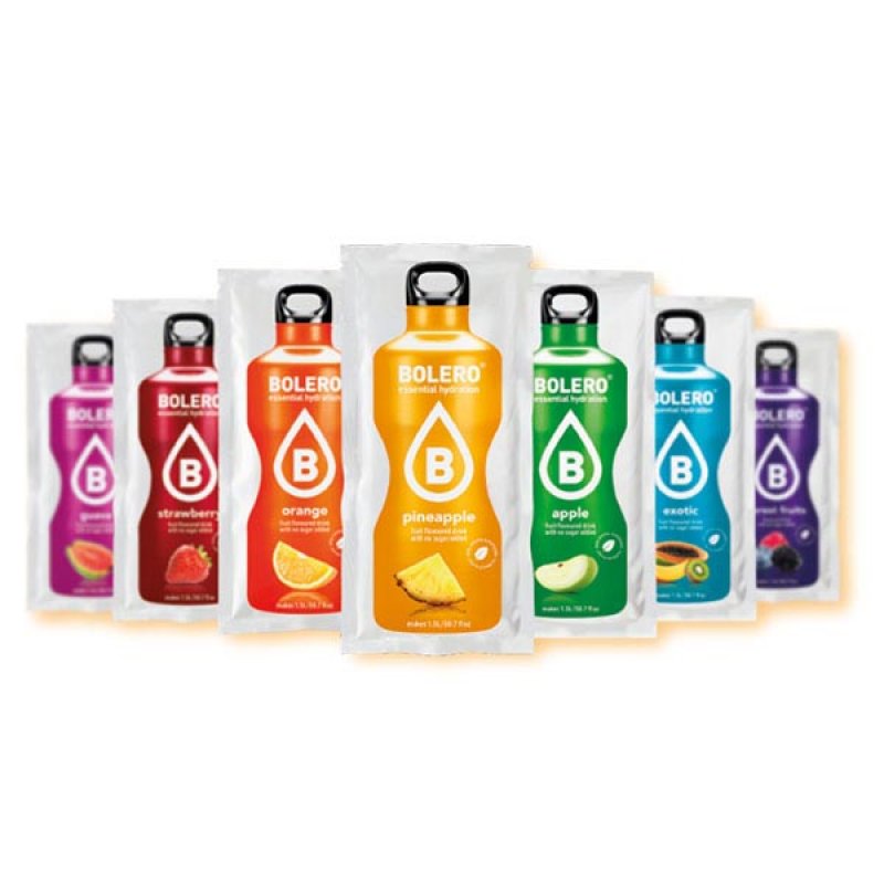 Amazonka Benessere e Salute Bolero Preparato per polvere istantanea 9 g Gusto Ananas Pineapple