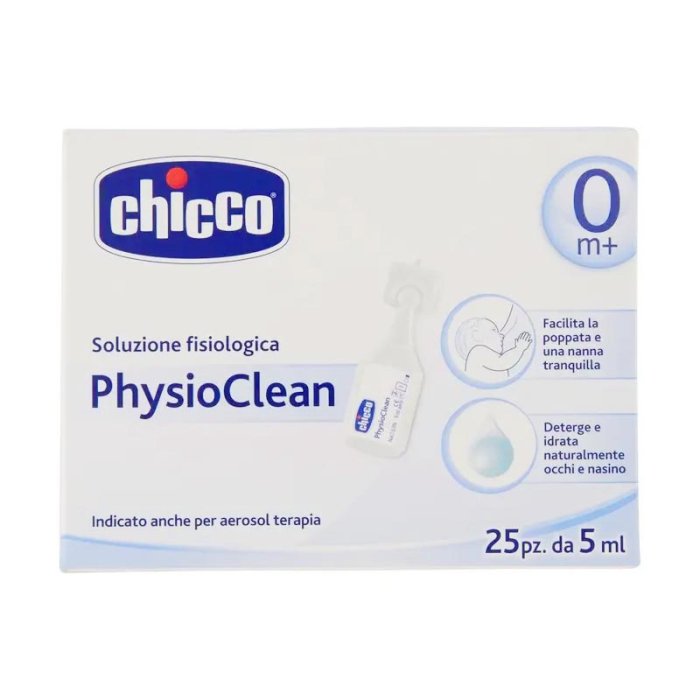 Chicco Artsana PhysioClean Soluzione Fisiologica Sterile 25 Fiale da 5 ml
