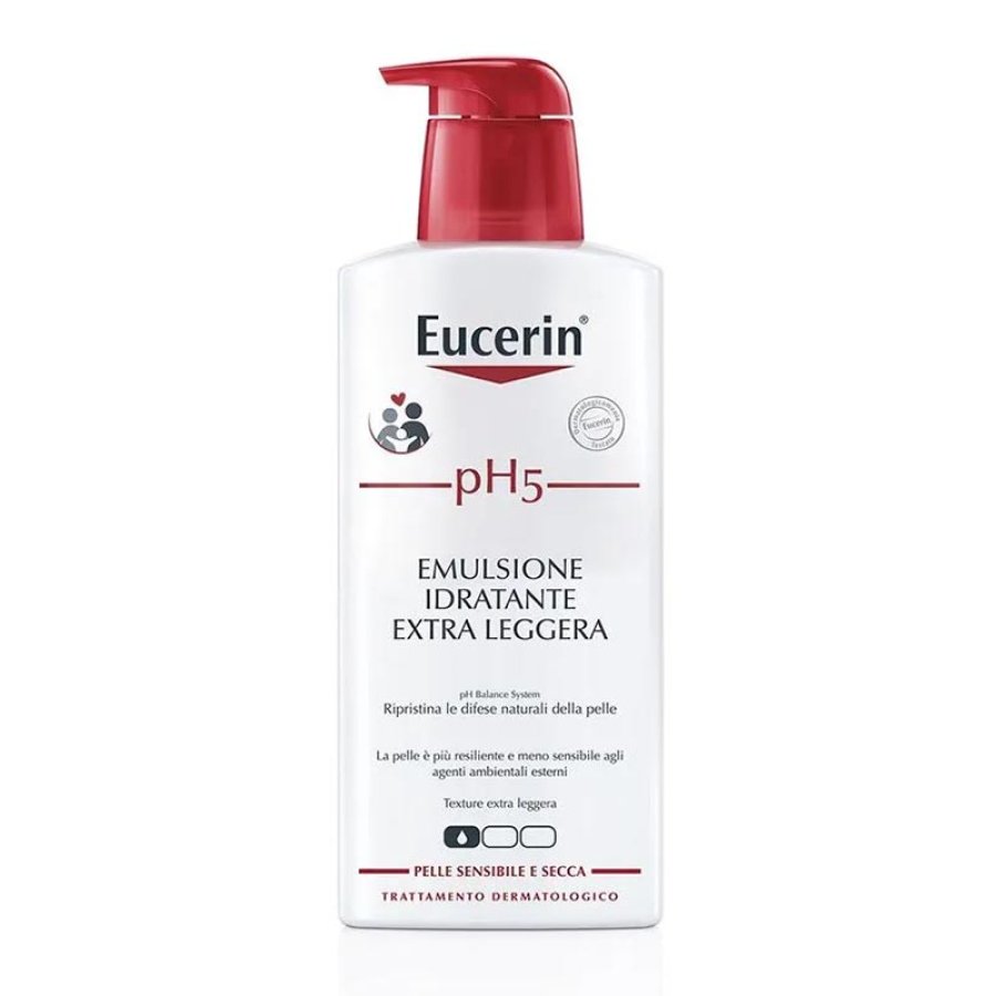 Eucerin pH5 Emulasione Leggera Corpo Pelli Sensibili 400 ml Eucerin pH5 Emulasione Leggera Corpo Pelli Sensibili 400 ml