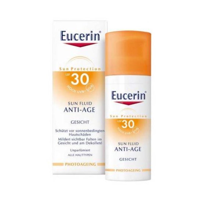 Eucerin Sun Protezione Solare SPF30 Antiage Fluid Pelli Sensibili 50 ml