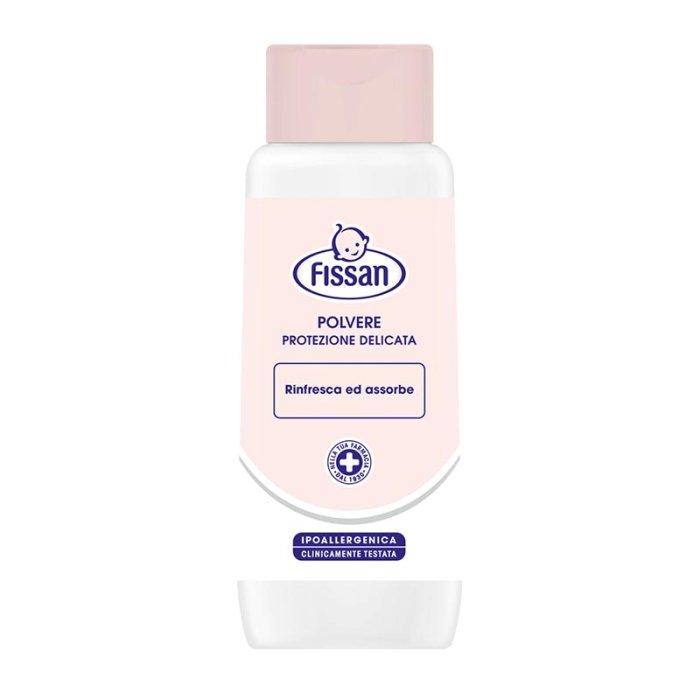 Fissan Baby Cura e Protezione del Bambino Cambio Polvere Delicata Protegge e Rigenera 250 g