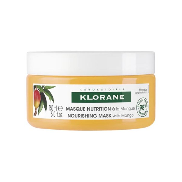 Klorane Trattamenti Rigeneranti per Capelli Maschera Burro Di Mango Nutriente Rigenerante 150 ml