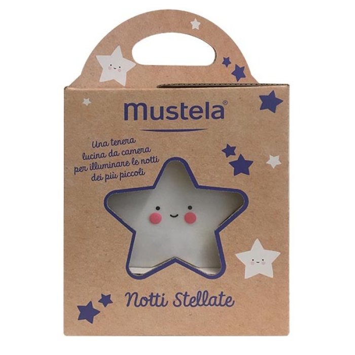 Mustela Trattamenti Delicati per Mamme e Bambini Cofanetto Notti Stellate Gel Detergente Crema Viso Luce Notturna