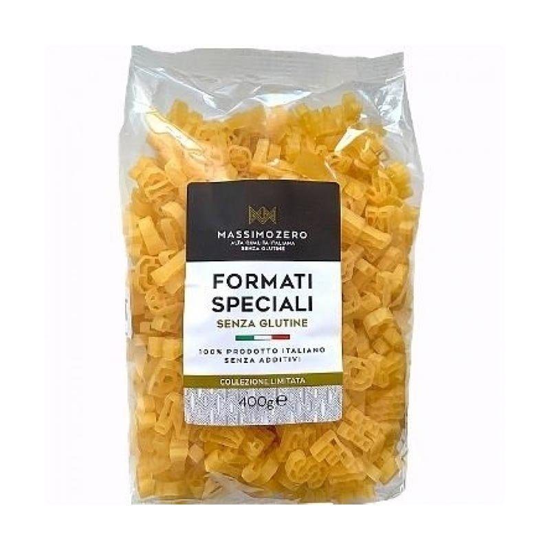Massimo Zero Alimenti senza Glutine Formati Speciali Alfabeto 400 g