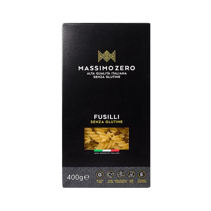 Massimo Zero Alimenti senza Glutine Fusilli Pasta Secca 400 g