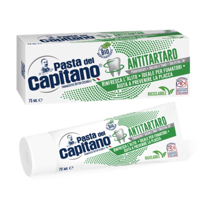 Ciccarelli Salute Dentale Quotidiana  Pasta Del Capitano Dentifricio Antitartaro 75 ml