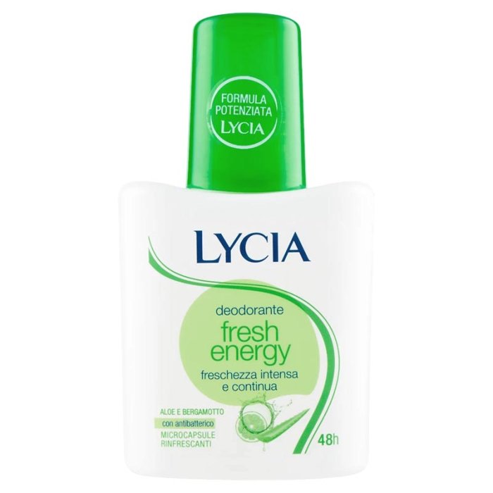 Sodalco Lycia Persona Cura e Benessere della Persona Deodorante Senza Alcool Fresh Energy Vapo 75 ml