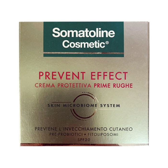 Somatoline Cosmetic Viso Prevent Effect Prime Rughe Crema Notte Protettiva 50 ml