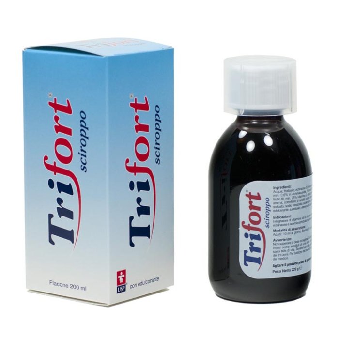 USP Supplementi per la Salute Trifort Integratore Alimentare Vitamine Sciroppo 200 ml