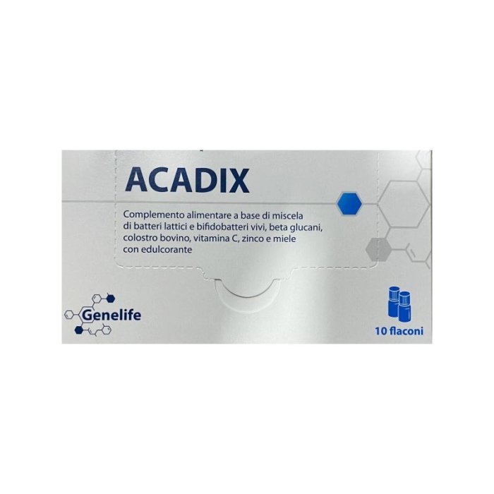 Genelife Integratori e Supplementi Acadix Integratore Alimentare Fermenti 10 Flaconcini da 10 ml