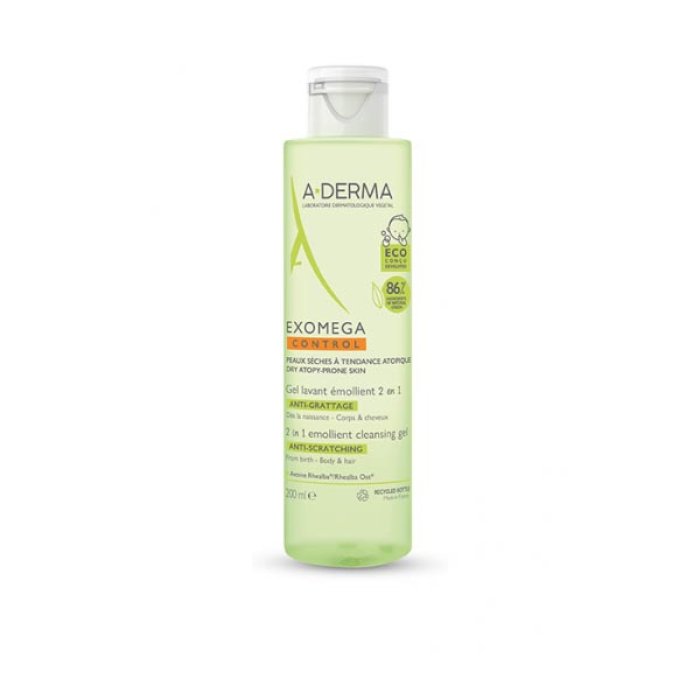 Exomega Control Gel A-Derma  Detergente Corpo e Capelli 2 in 1 500 ml