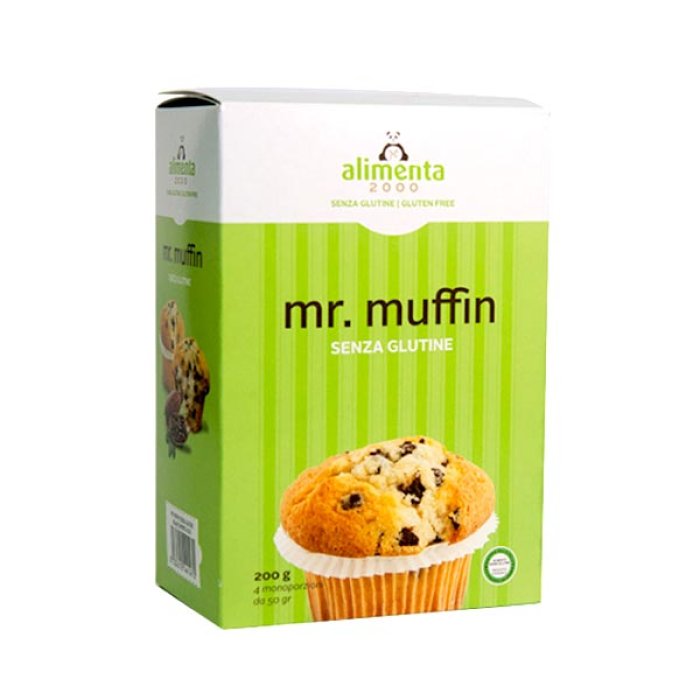 Alimenta 2000 Alimenti senza Glutine Mr Muffin 2 x 50 g