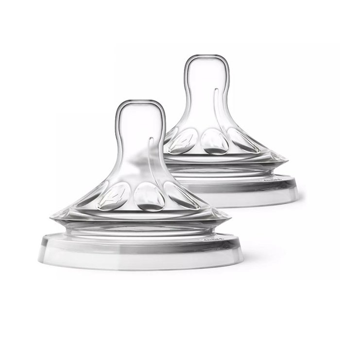 Avent Philips Linea Mamma e Bambino 2 Tettarelle Natural Per Liquidi Densi Fessura A Y