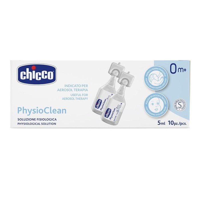 Chicco Physioclean Soluzione Fisiologica 5 ml 10 Fiale