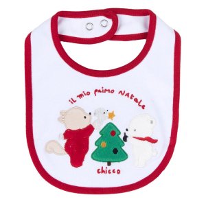 Chicco Artsana Abbigliamento e Accessori Bavaglino Primo Natale