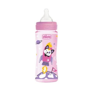 Chicco Artsana Allattamento e Svezzamento Biberon Benessere Pop Unisex 330 ml