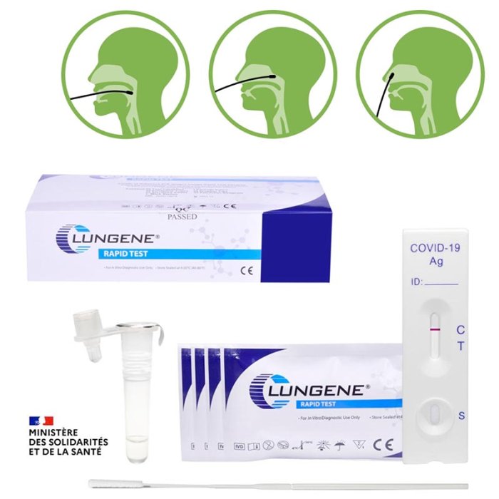 Praxisdienst Clungene Antigen Test Covid19 Sars-Cov-2 25p