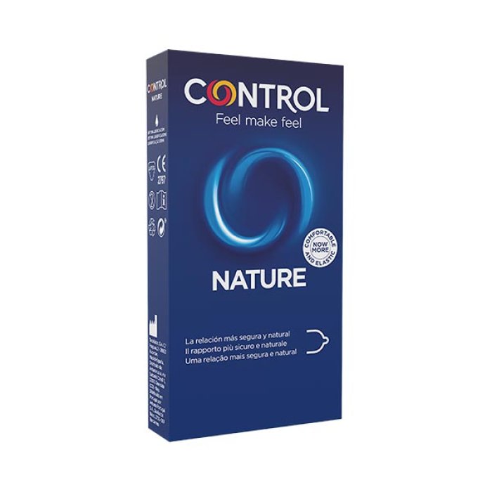 Control Condom Preservativo New Nature Misura Standard 3 Pezzi