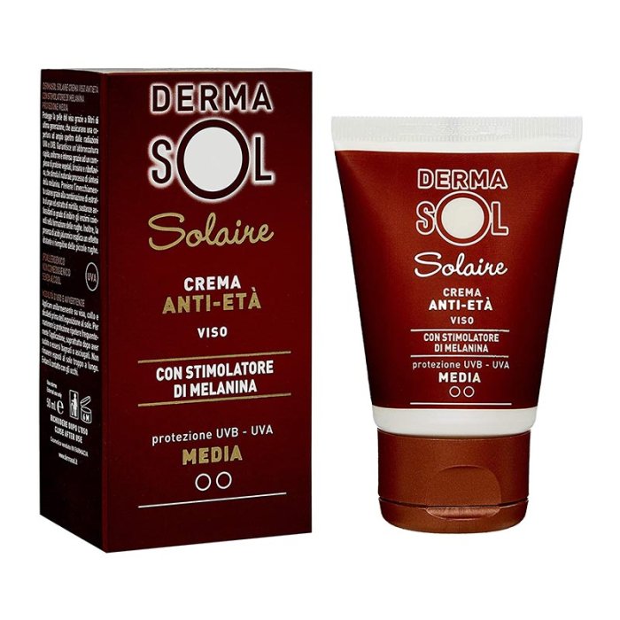 Meda Pharma Dermasol Protettivo Solare Crema Viso Melanina Protezione Media Antietà Viso 50 ml Taglio Prezzo