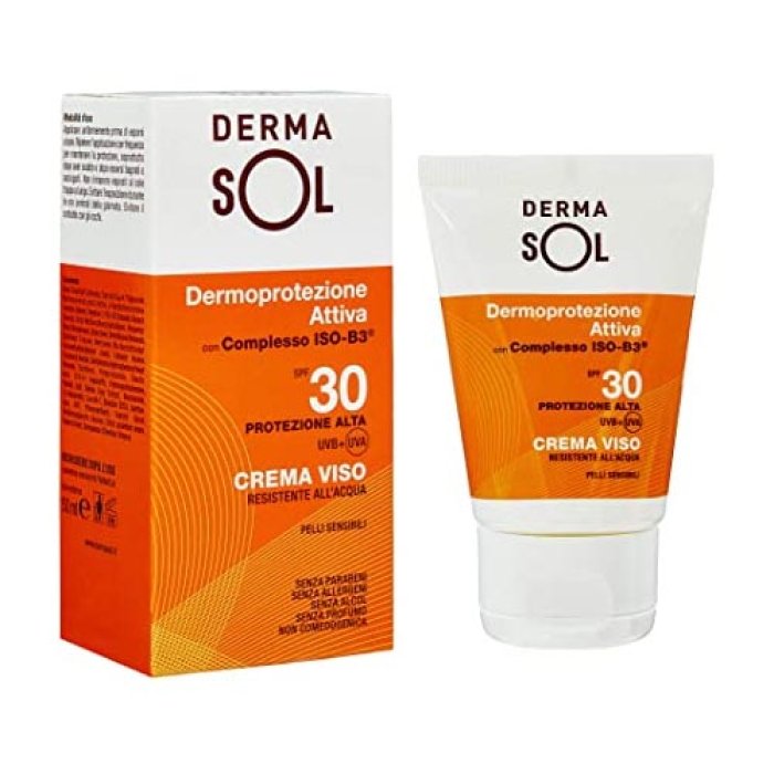 Meda Pharma Dermasol Protettivo Solare SPF30 Crema Viso Protezione Media 50 ml Taglio Prezzo