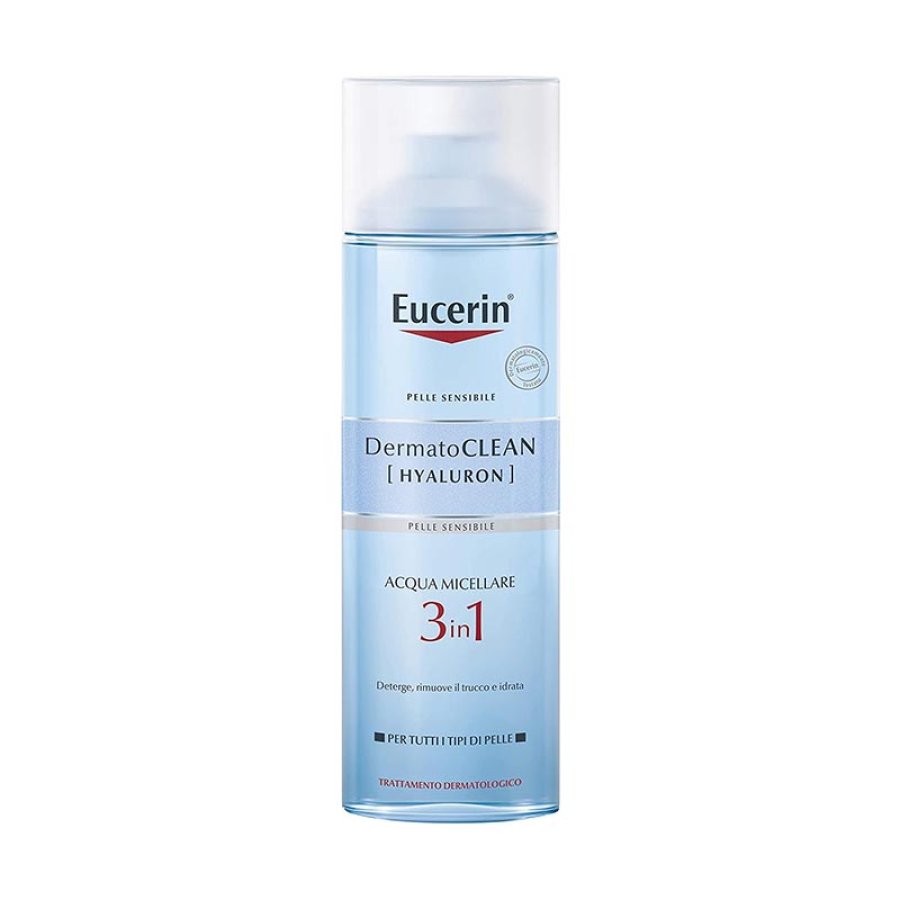 Eucerin DermatoCLEAN Lozione Micellare 3 in 1 Detergente Struccante Pelle Delicate Sensibili 400 ml Eucerin DermatoCLEAN Lozione Micellare 3 in 1 Detergente Struccante Pelle Delicate Sensibili 400 ml