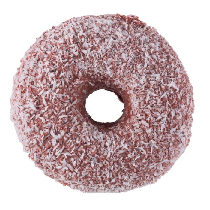 Eurospital Piaceri Mediterranei Alimenti senza Glutine Donuts Cioccolato e Cocco 90 g