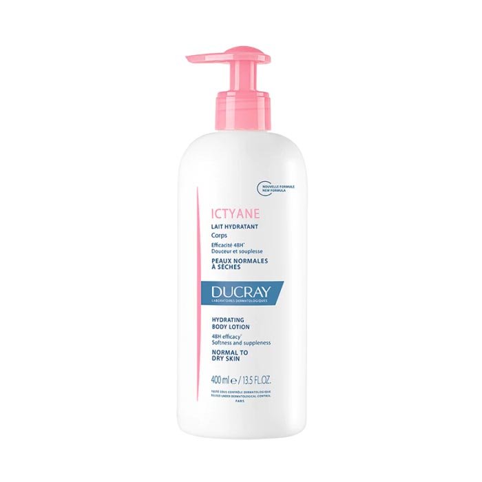 Ducray Linea Salute della Pelle Ictyane Latte Idratante Viso e Corpo 400 ml