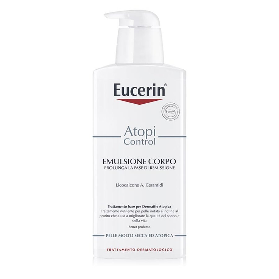 Eucerin Atopicontrol Emulsione Corpo Emolliente Lenitiva Pelli Atopiche Sensibili 400 ml