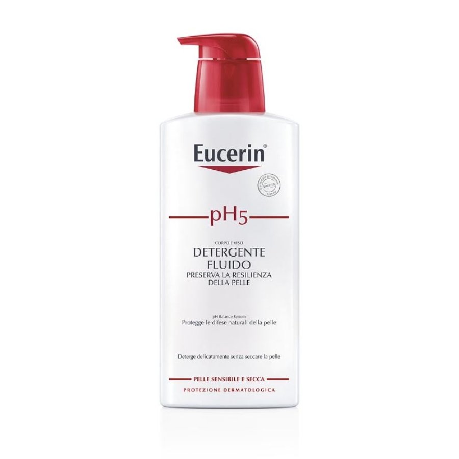 Eucerin pH5 Fluido Detergente Corpo Mani Viso Pelli Delicate Sensibili 100 ml Eucerin pH5 Fluido Detergente Corpo Mani Viso Pelli Delicate Sensibili 100 ml